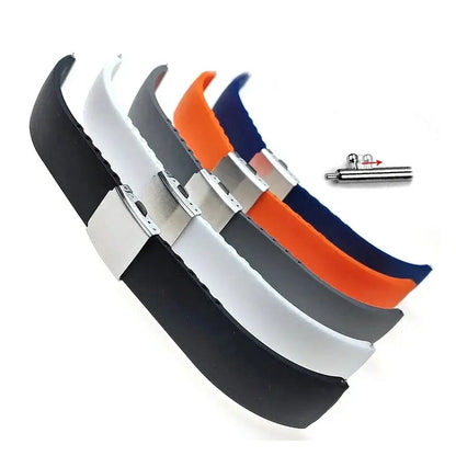 Huawei Watch & Watch GT Trim-to-Fit Silicone Band, Folding Clasp BandsCo Straps