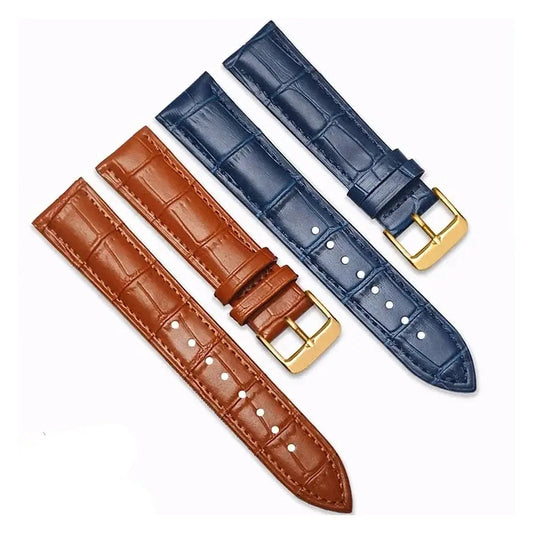 Huawei Watch & Watch GT Crocodile-Embossed Leather Buckle Band BandsCo Straps