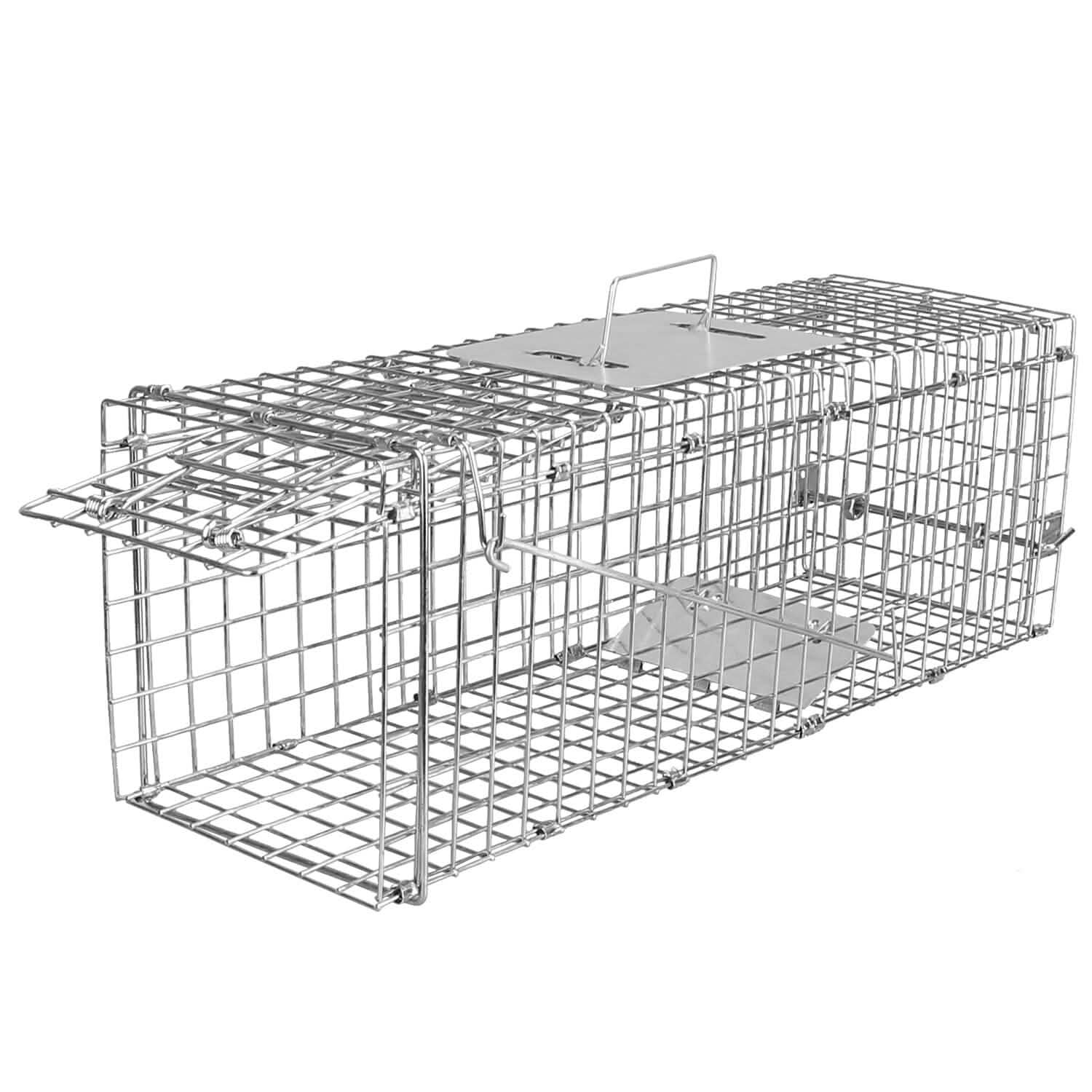 Humane Live Animal Rodent Cage Collapsible Galvanized Wire DailySale
