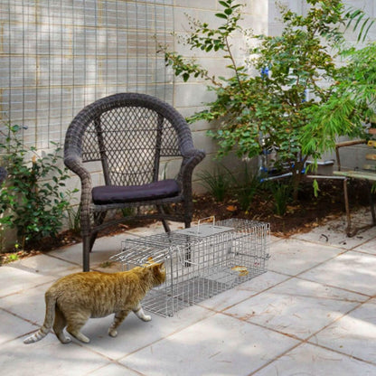 Humane Live Animal Rodent Cage Collapsible Galvanized Wire DailySale