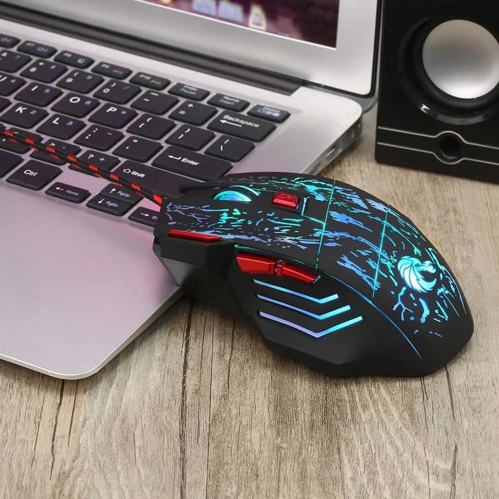 HXSJ J50 One-Handed Gaming Keyboard Mouse Combo DailySale