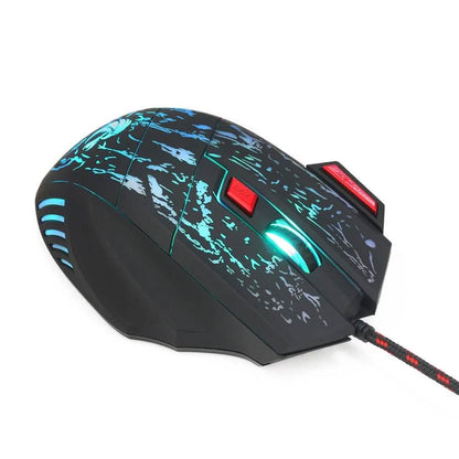 HXSJ J50 One-Handed Gaming Keyboard Mouse Combo DailySale