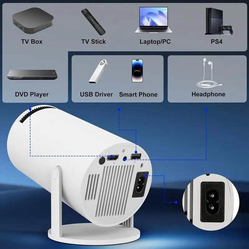 HY300 Pro Mini Portable Projector DailySale