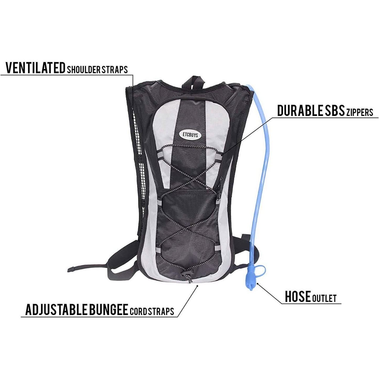 Hydration Backpack - Insulated Water Bladder DailySale