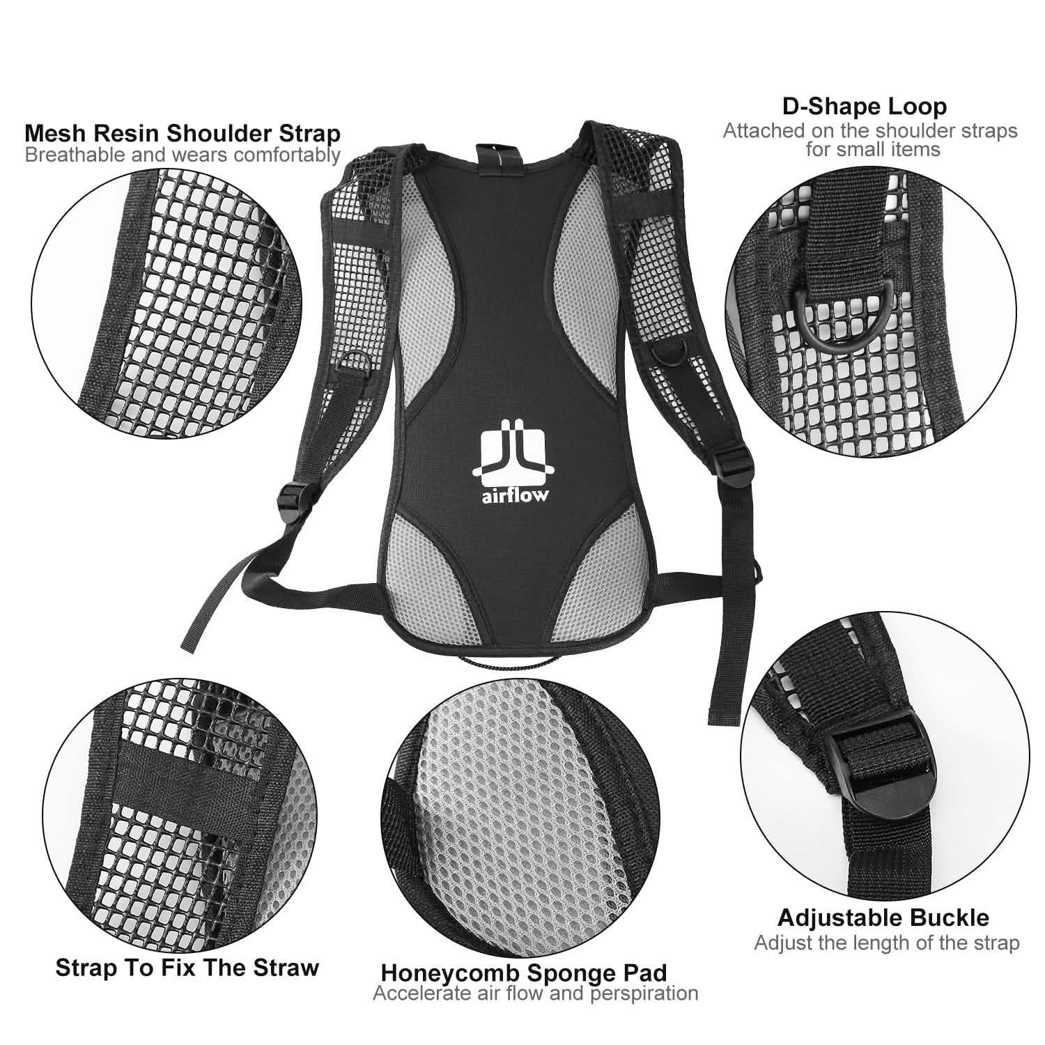Hydration Backpack Pack with 2L Water Bladder DailySale