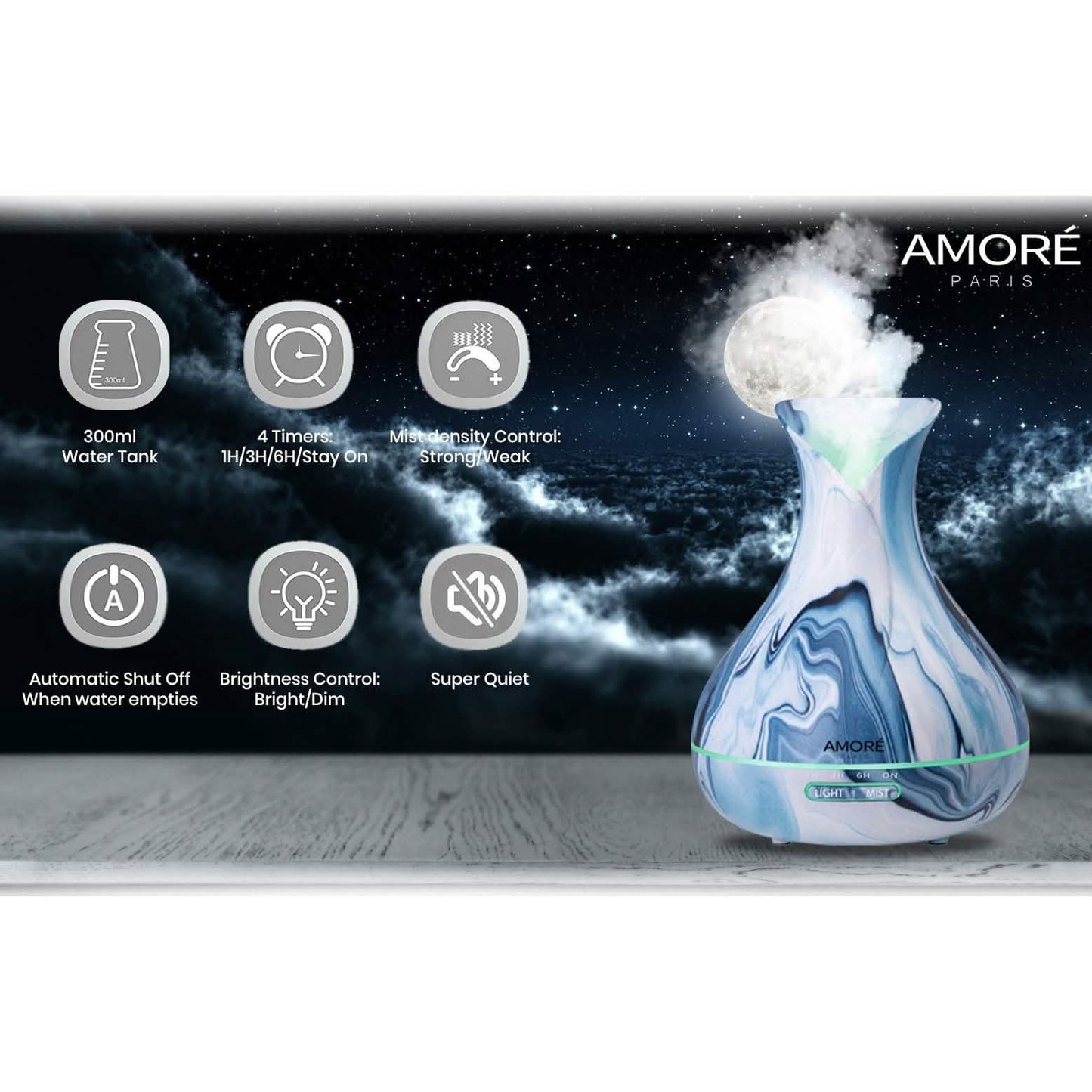 Hydro Dipped Ultrasonic Aromatherapy Diffuser DailySale