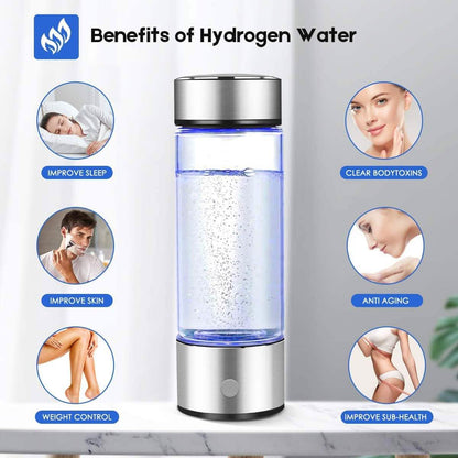 Hydrogen Water Bottle Generator with Inhaler Adapter DailySale