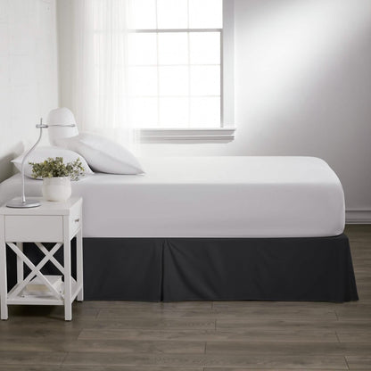 Hypoallergenic Pleated Premium Solid Bed Skirt DailySale