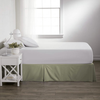 Hypoallergenic Pleated Premium Solid Bed Skirt DailySale