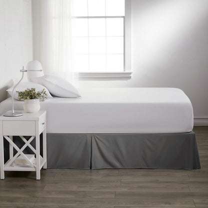 Hypoallergenic Pleated Premium Solid Bed Skirt DailySale