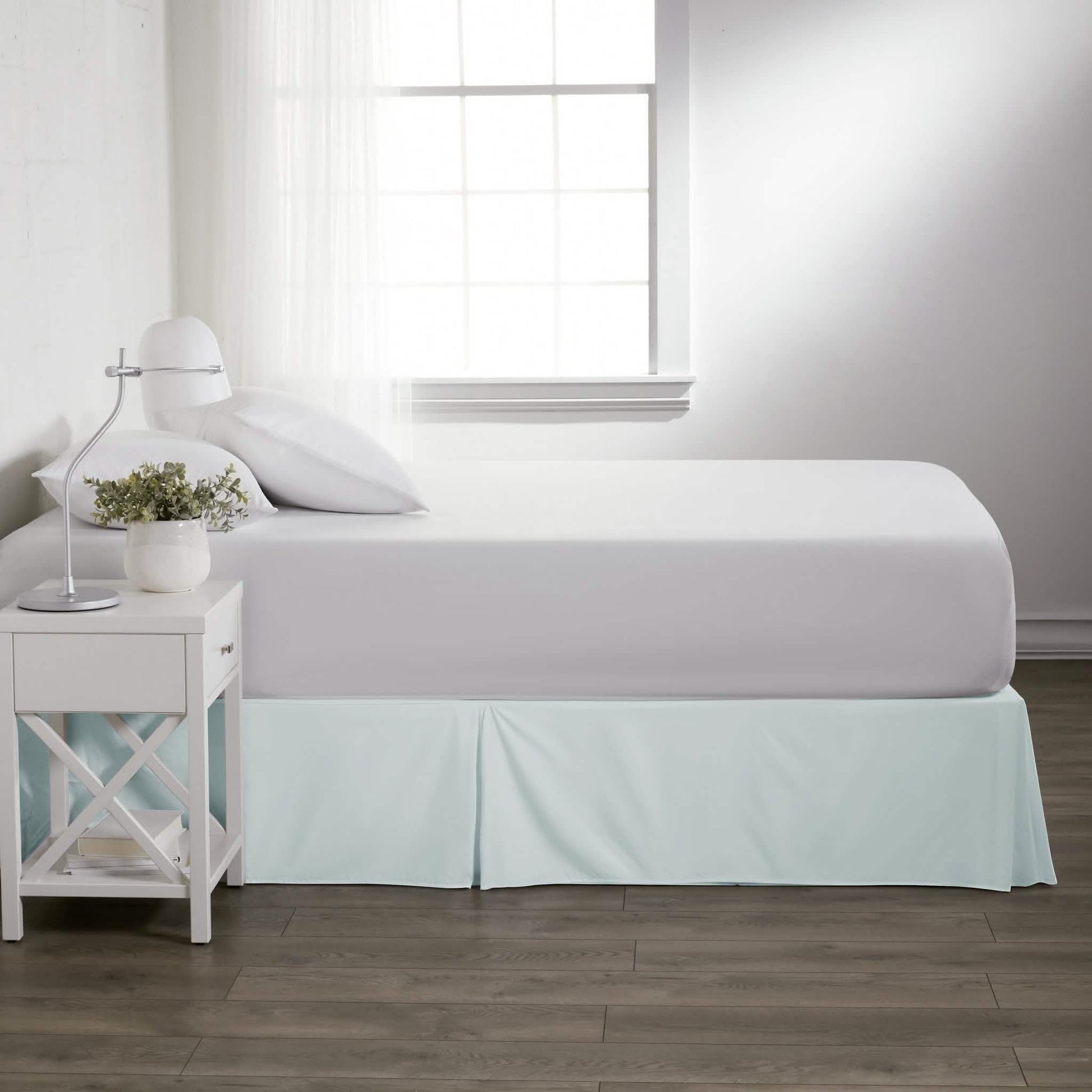 Hypoallergenic Pleated Premium Solid Bed Skirt DailySale