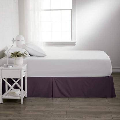 Hypoallergenic Pleated Premium Solid Bed Skirt DailySale
