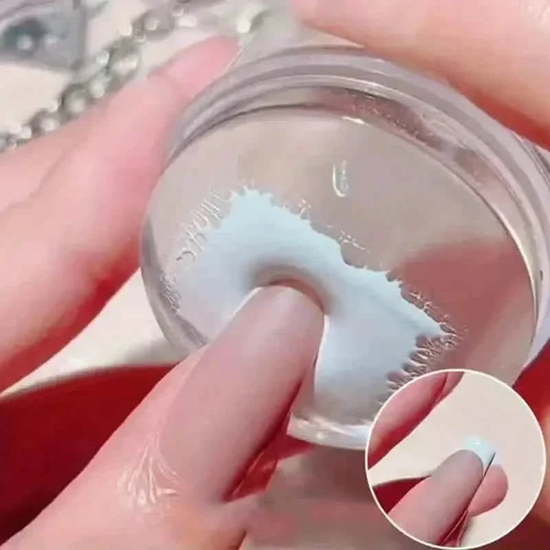 Hypoallergenic Silicone Nail Stamper and Scraper Set for French Manicure Stamping Plate DailySale