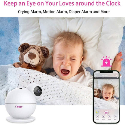 iBaby M8 2K Smart Baby Monitor, 355° Pan 110° Tilt and 2-Way Talk  (Refurbished) DailySale