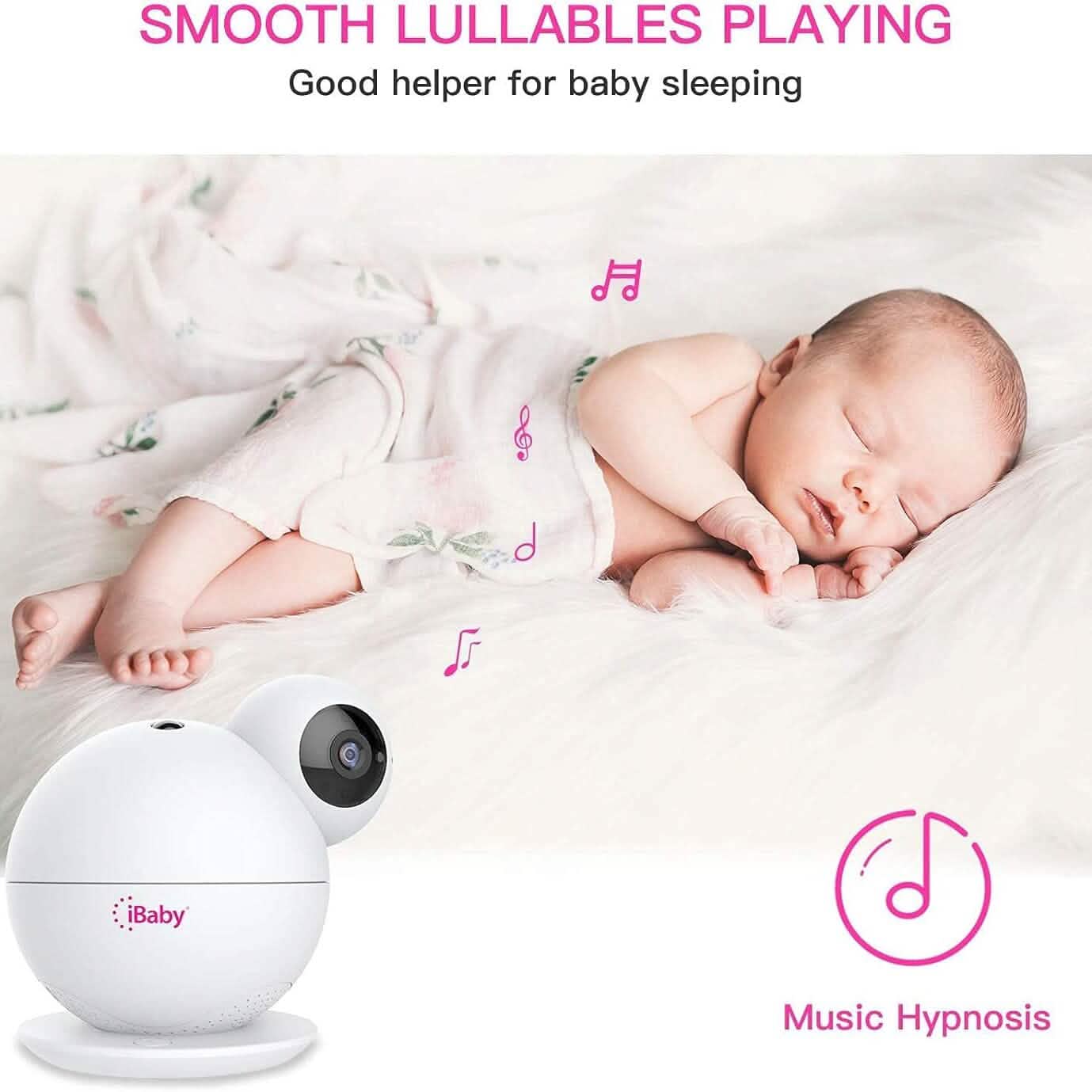iBaby M8 2K Smart Baby Monitor, 355° Pan 110° Tilt and 2-Way Talk  (Refurbished) DailySale