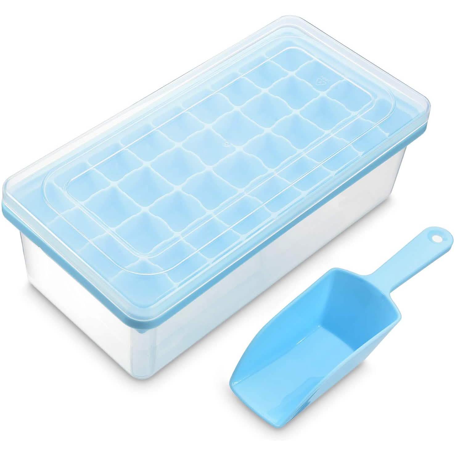 Ice Cube Tray with Lid and Bin DailySale