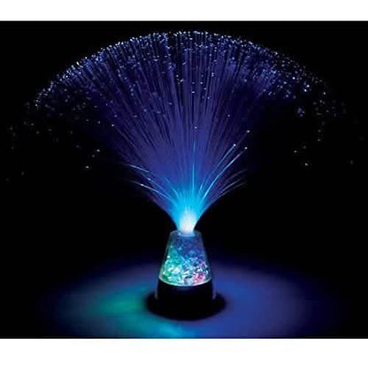 Ice Fiber Optic Light with Color-changing Crystal Base DailySale