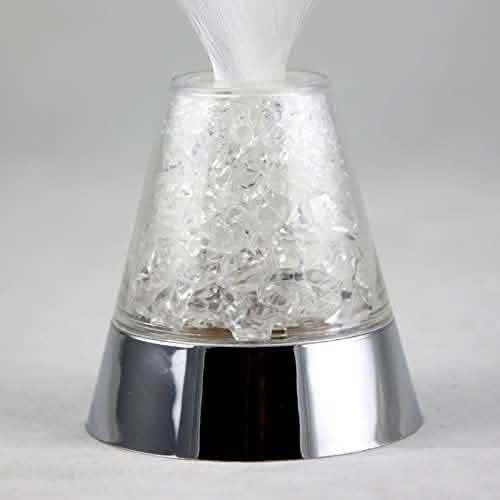 Ice Fiber Optic Light with Color-changing Crystal Base DailySale