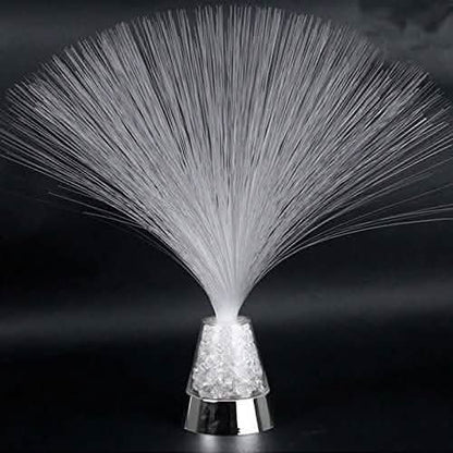 Ice Fiber Optic Light with Color-changing Crystal Base DailySale