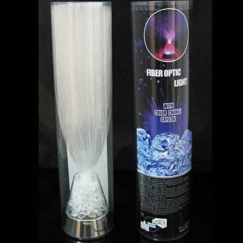 Ice Fiber Optic Light with Color-changing Crystal Base DailySale
