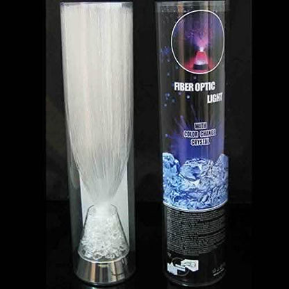 Ice Fiber Optic Light with Color-changing Crystal Base DailySale
