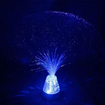 Ice Fiber Optic Light with Color-changing Crystal Base DailySale