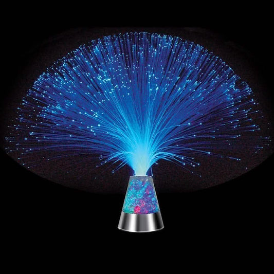 Ice Fiber Optic Light with Color-changing Crystal Base DailySale