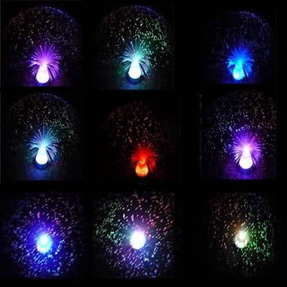 Ice Fiber Optic Light with Color-changing Crystal Base DailySale