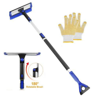Ice Scraper Extendable Telescoping Snow Remover DailySale