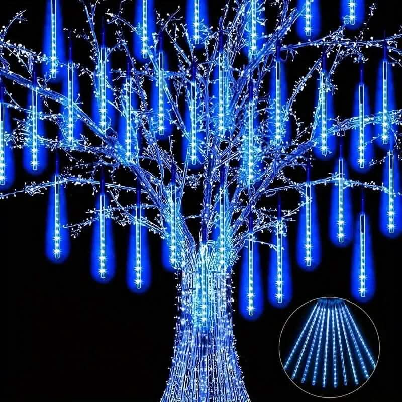 Icicle Snowfall Meteor Shower Outdoor Lights DailySale