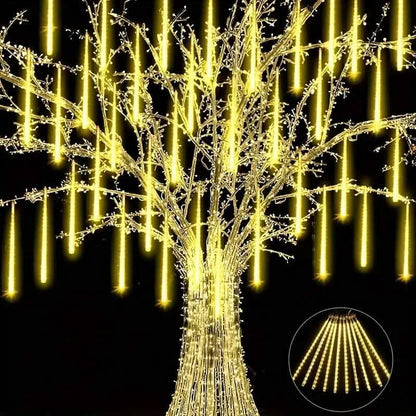 Icicle Snowfall Meteor Shower Outdoor Lights DailySale