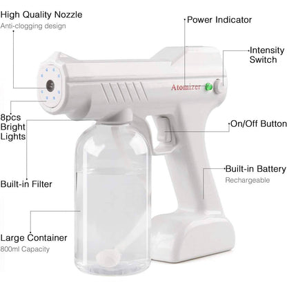 IFLOVE Disinfectant Electrostatic Sprayer Handheld Nano Atomizer DailySale