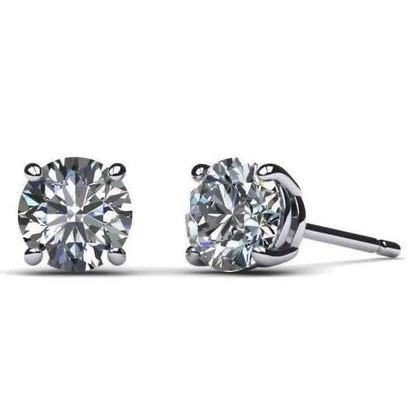 IGI Diamond Engagement Earrings VS1 D Round 4.34 Carat Lab Created Eye Clean DailySale