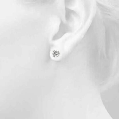 IGI Diamond Engagement Earrings VS1 D Round 4.34 Carat Lab Created Eye Clean DailySale