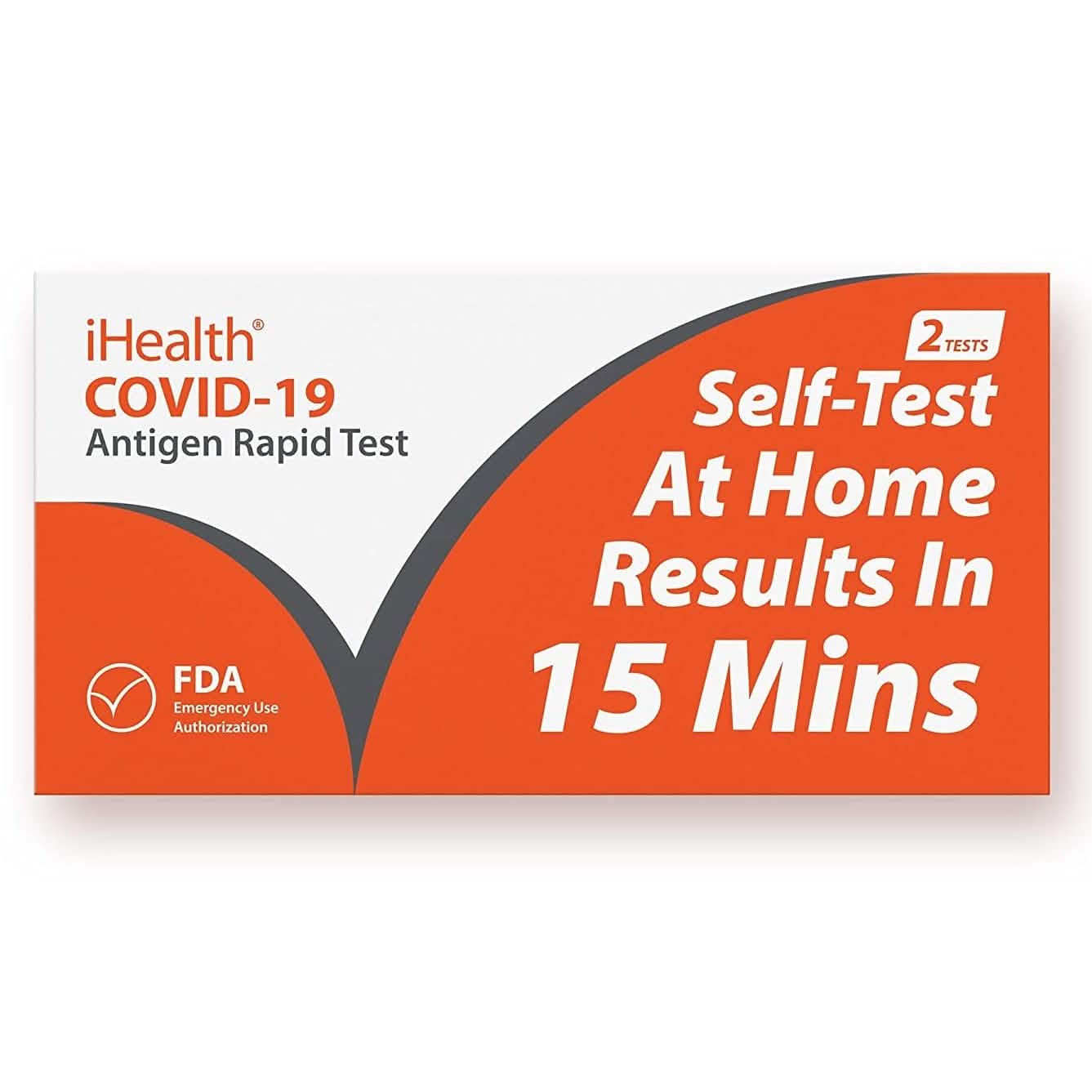 iHealth COVID-19 Antigen Rapid Test - Includes 2 Tests DailySale