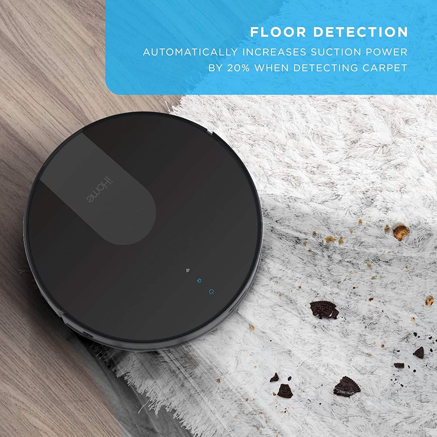 iHome AutoVac Eclipse G 2-in-1 Robot Vacuum and Mop (Refurbished) DailySale