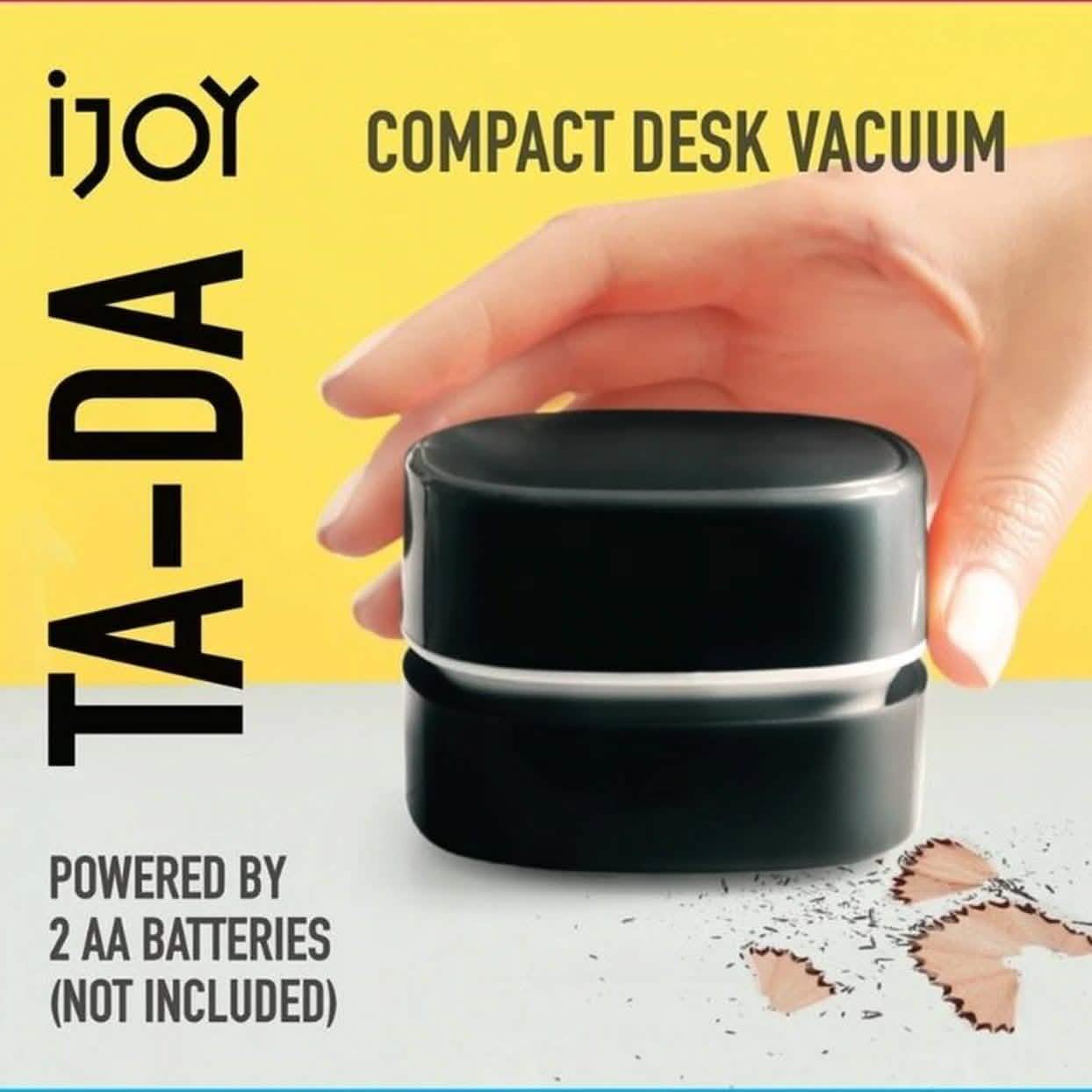 iJoy Ta-Da Battery Powered Mini Desktop Vacuum Cleaner DailySale
