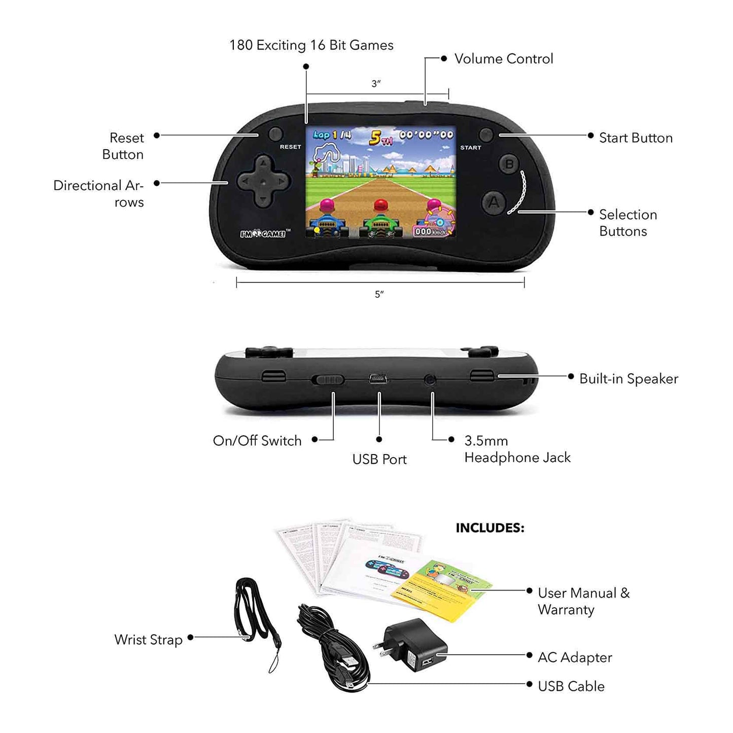IM-Game Handheld Game Console DailySale