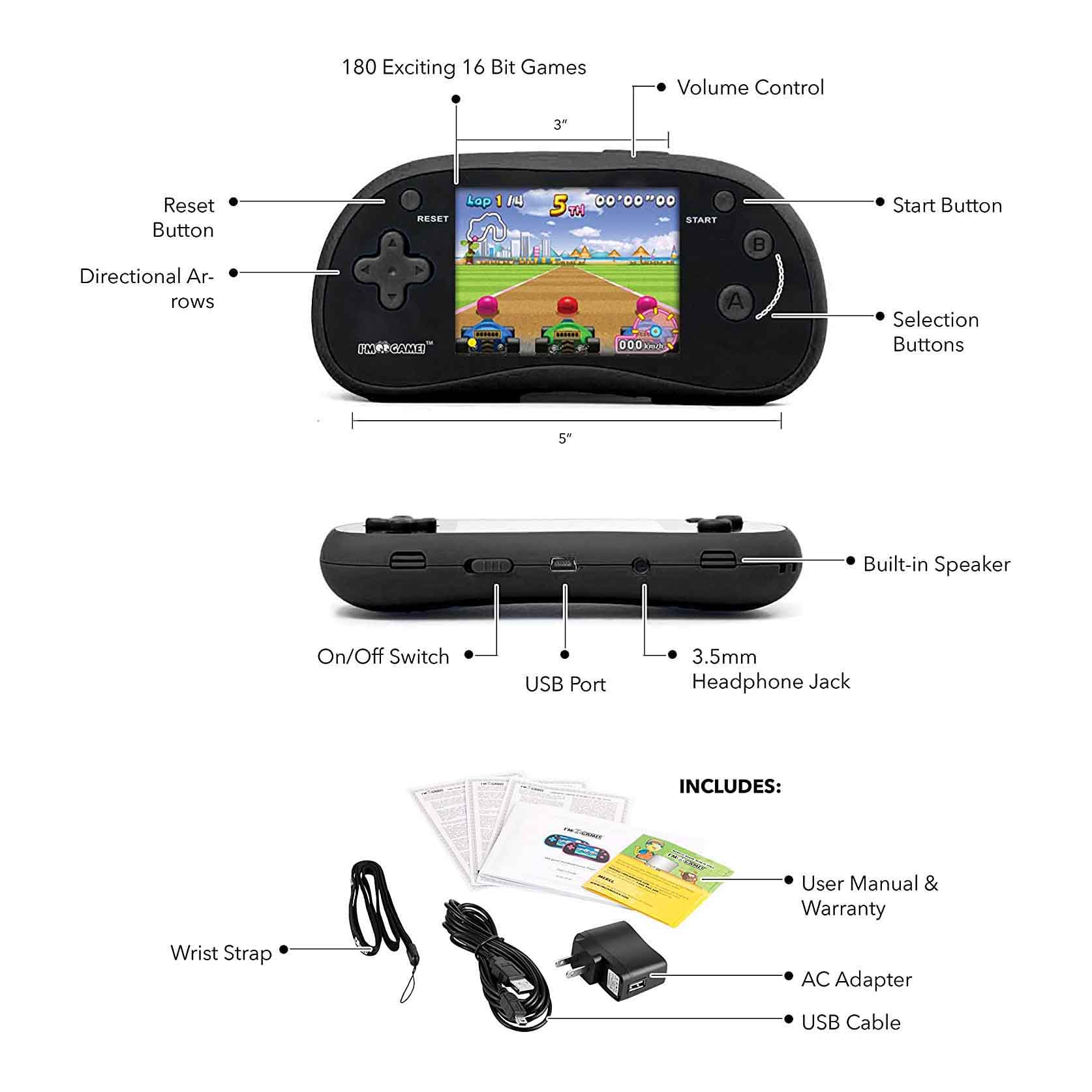 IM-Game Handheld Game Console DailySale