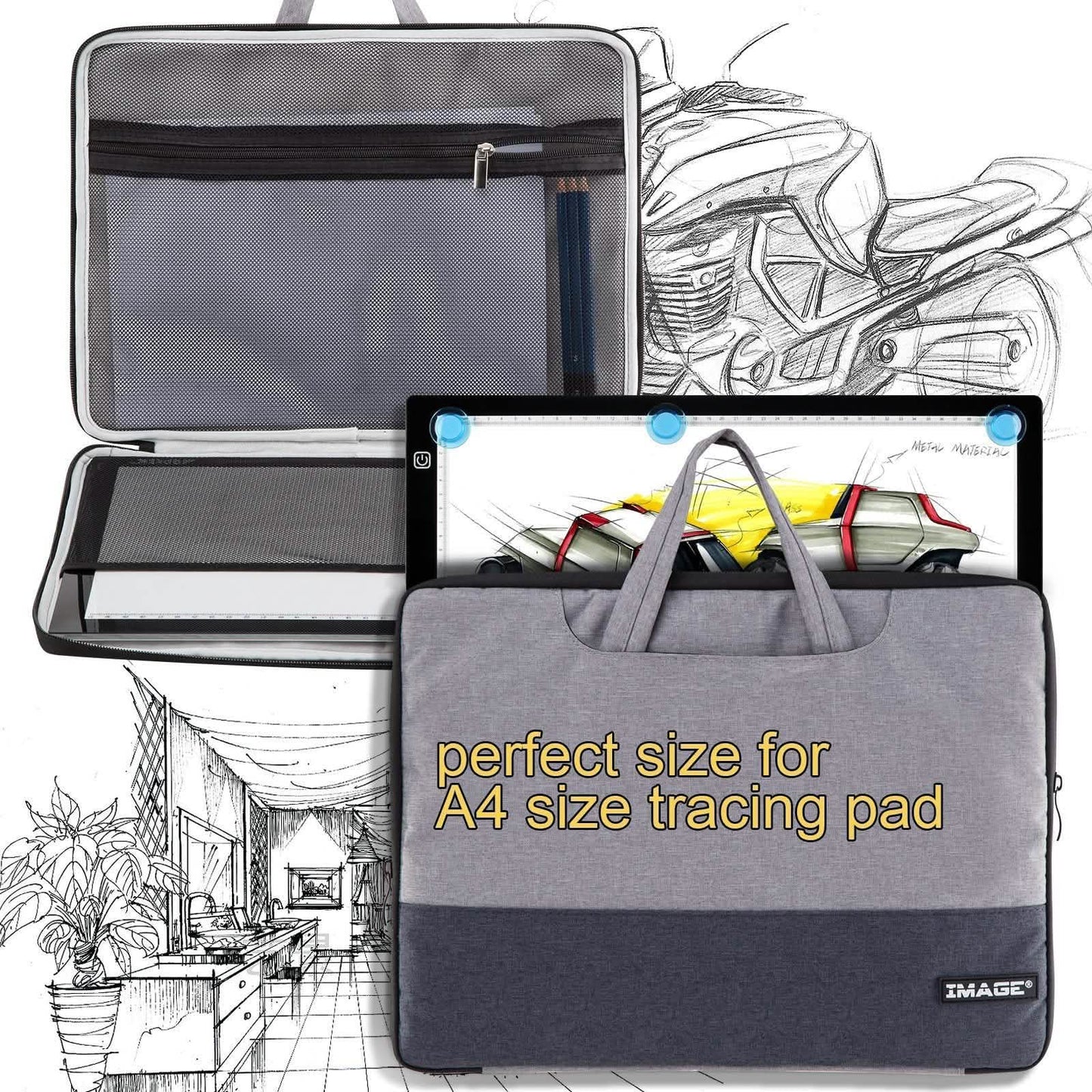 IMAGE 14 " Laptop Sleeve Travel Storage Case Pouch Cover with Pockets DailySale