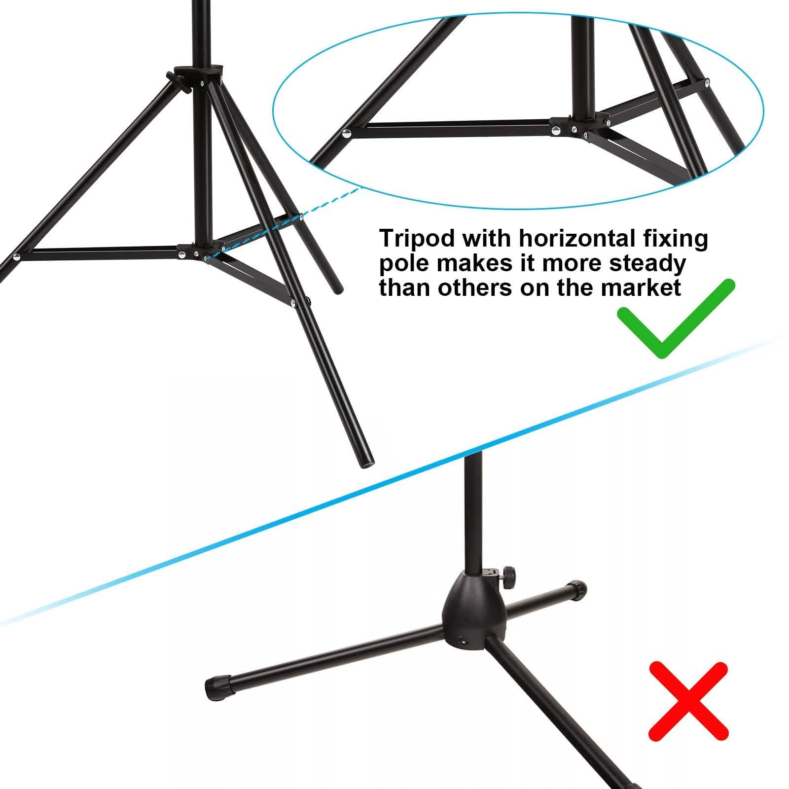 IMAGE Microphone Stand with Mic Clip Holder DailySale