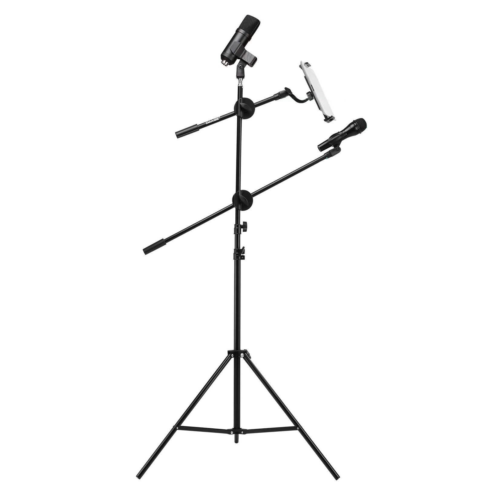 IMAGE Microphone Stand with Mic Clip Holder DailySale