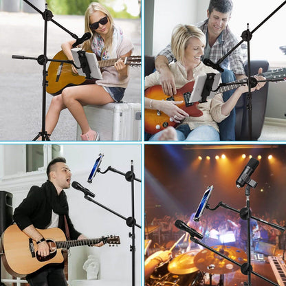 IMAGE Microphone Stand with Mic Clip Holder DailySale