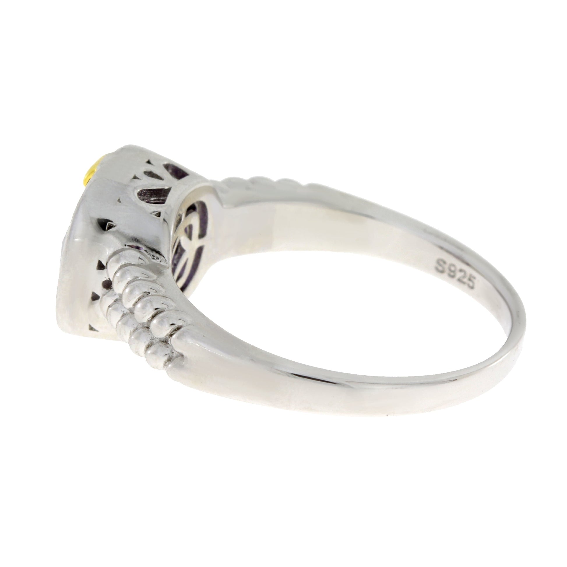 Genuine Cubic Zirconium Ring Sterling Silver Bids.com