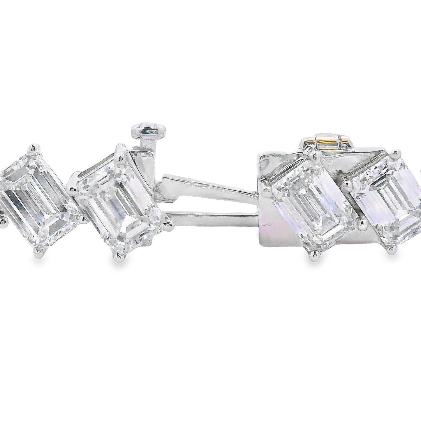 Lab Grown Diamond Tennis Bracelet 14KT White Gold Bids.com