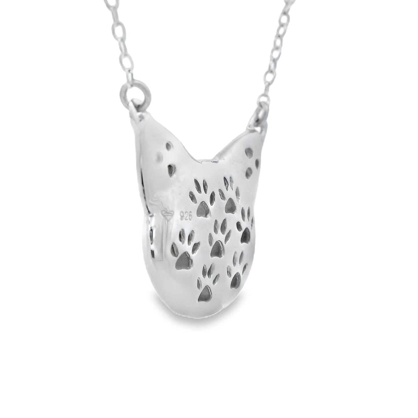 Natural .05ct Diamond Animal Pendant Sterling Silver Bids.com