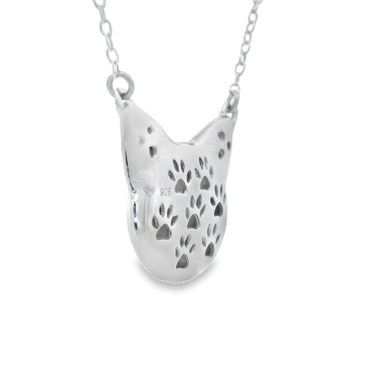 Natural .05ct Diamond Animal Pendant Sterling Silver Bids.com