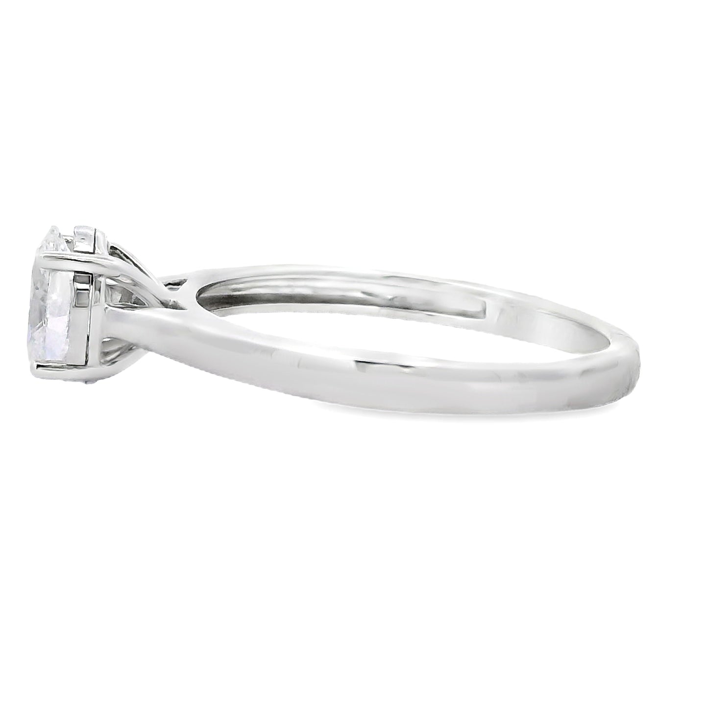 Genuine .50ct Lab Grown Diamond  10KT White Gold Bids.com