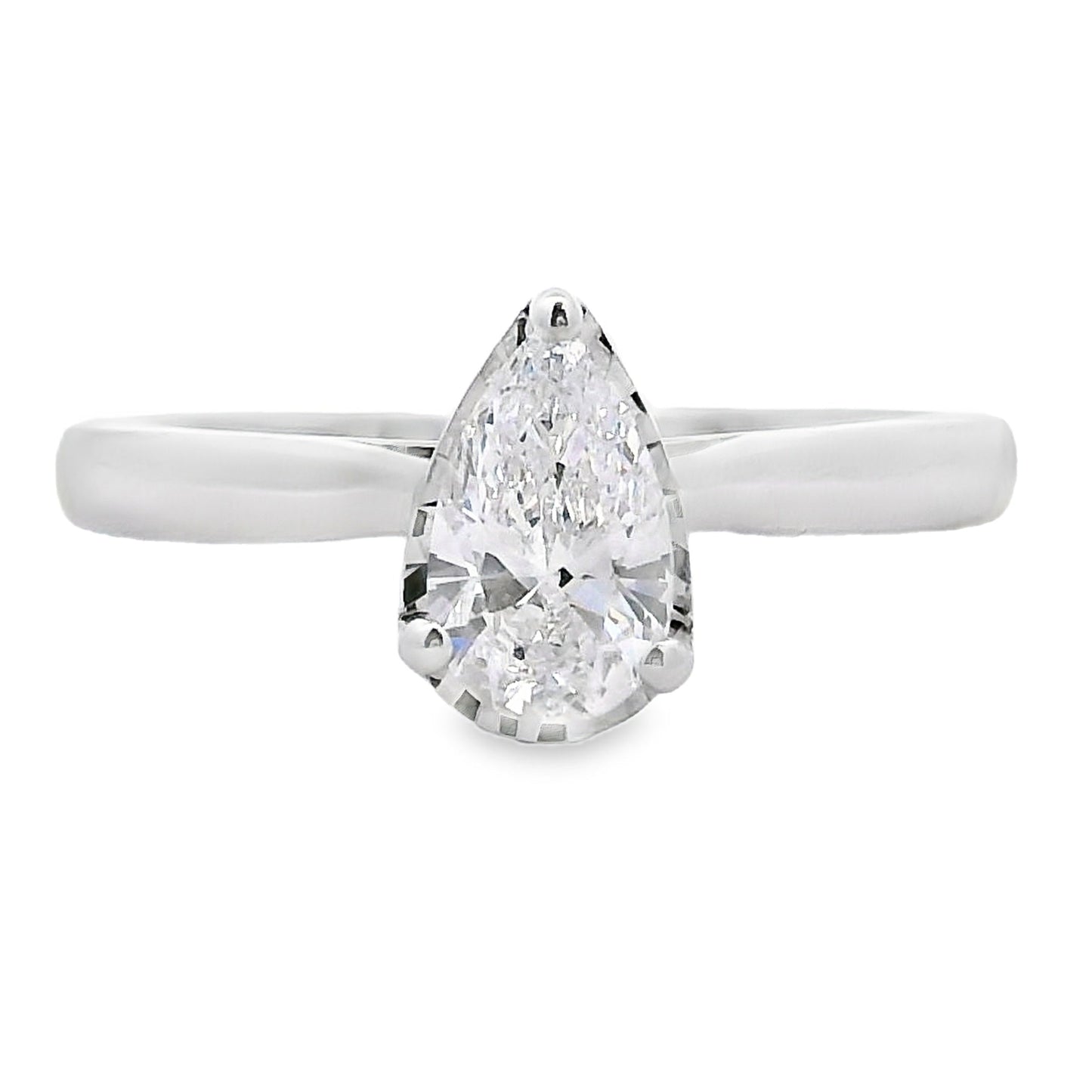 Genuine .50ct Lab Grown Diamond  10KT White Gold Bids.com