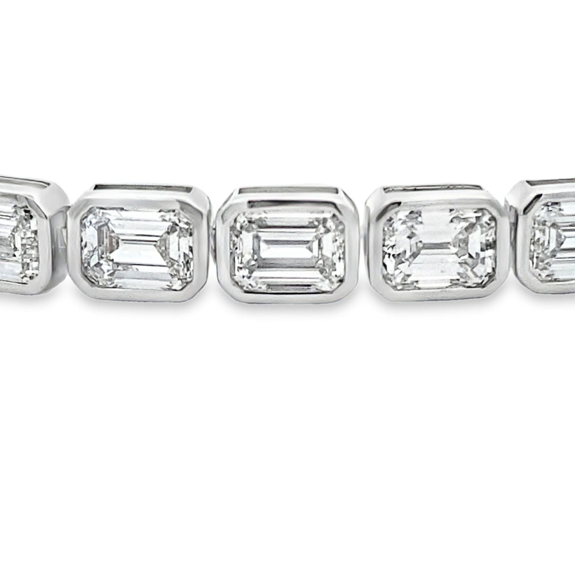 Lab Grown Diamond Tennis Bracelet 14KT White Gold Bids.com